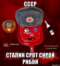 ссср сталин срот сирой рибой