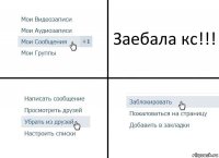 Заебала кс!!!