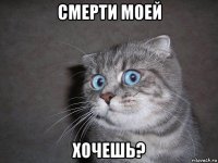 смерти моей хочешь?