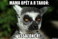 мама орёт а я такой: узбагойся!