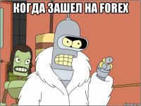 когда зашел на forex 