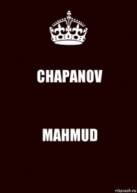 CHAPANOV MAHMUD