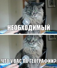 Необходимый Что у вас по географии?