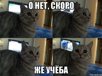 о нет, скоро же учёба