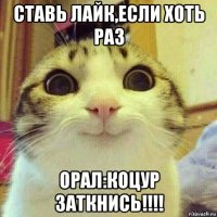 ставь лайк,если хоть раз орал:коцур заткнись!!!!