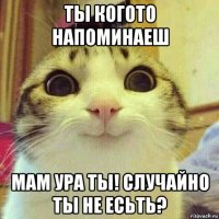 ты когото напоминаеш мам ура ты! случайно ты не есьть?