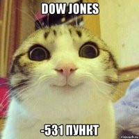 dow jones -531 пункт