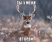 ты у меня второй