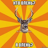 кто олень? я олень?