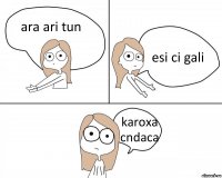 ara ari tun esi ci gali karoxa cndaca