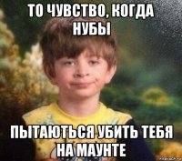 то чувство, когда нубы пытаються убить тебя на маунте