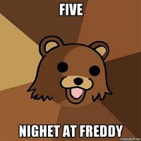 five nighet at freddy