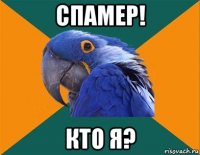 спамер! кто я?