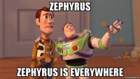 zephyrus zephyrus is everywhere