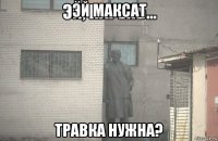 эй максат травка нужна?