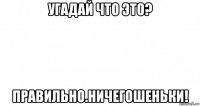 угадай что это? правильно.ничегошеньки!