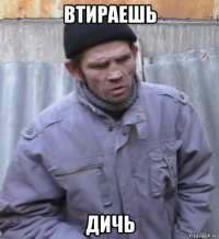 втираешь дичь