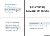 Огнезвезд домашняя киска