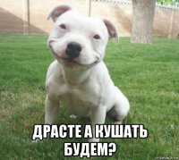  драсте а кушать будем?