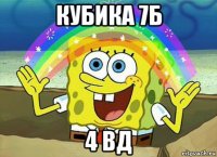 кубика 7б 4 вд