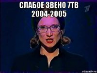 слабое звено 7тв 2004-2005 