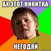 ах этот никитка негодяй