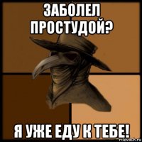 заболел простудой? я уже еду к тебе!