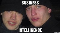 business intelligence