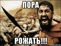 пора рожать!!!