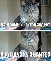 Да, я самый крутой задрот А Юлдузку знайте?