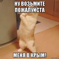 ну возьмите пожалуйста меня в крым!