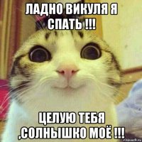 ладно викуля я спать !!! целую тебя ,солнышко моё !!!