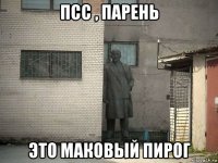 псс , парень это маковый пирог