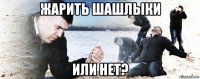 жарить шашлыки или нет?