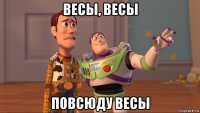 весы, весы повсюду весы