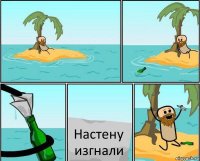 Настену изгнали