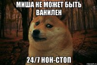 миша не может быть ванилен 24/7 нон-стоп