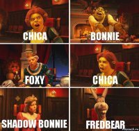 Chica Bonnie Foxy chica shadow bonnie fredbear