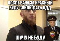 после бана за красный буду соблюдать пдд шучу не буду