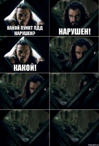 какой пункт ПДД нарушен? нарушен! КАКОЙ!     