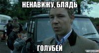 ненавижу, блядь голубей