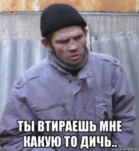  ты втираешь мне какую то дичь..