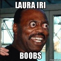 laura iri boobs