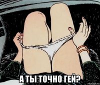  а ты точно гей?