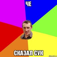 че сказал сук