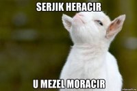 serjik heracir u mezel moracir