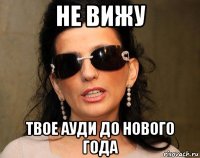 не вижу твое ауди до нового года