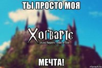 ты просто моя мечта!