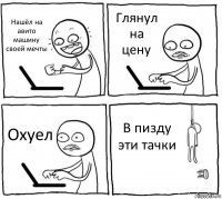 Нашёл на авито машину своей мечты Глянул на цену Охуел В пизду эти тачки