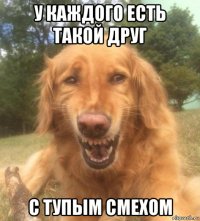 у каждого есть такой друг с тупым смехом